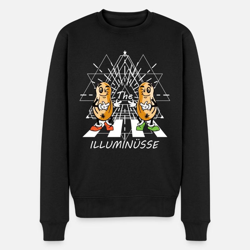 Die Illuminüsse - Männer Premium Bio Pullover - Schwarz