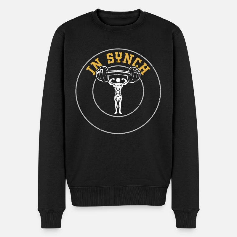 In Synch - Gym - Pull Premium bio Homme - noir