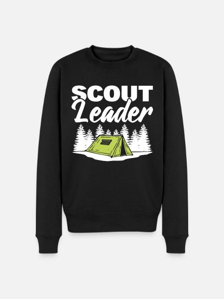 Scout Leader Scouter - Männer Premium Bio Pullover - Schwarz