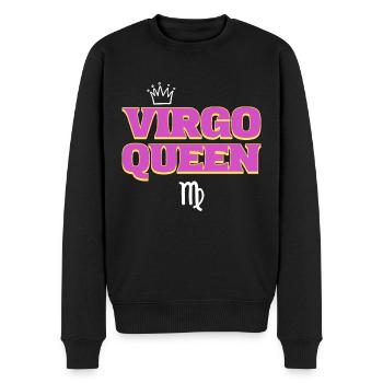 Virgo Queen Astrologen - Männer Premium Bio Pullover - Schwarz - Vorne - Nico (187cm)