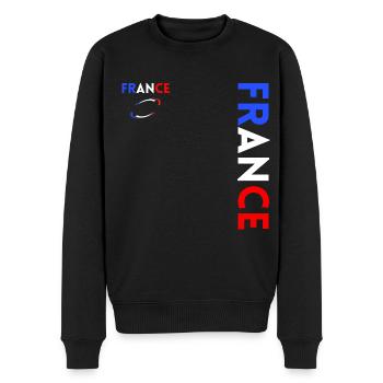 Rugbyspieler Fan Rugby Fan Rugby Frankreich - Männer Premium Bio Pullover - Schwarz - Vorne - Nico (187cm)