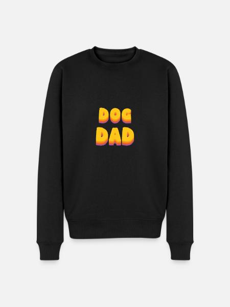 DogDad - Men's Premium Organic Jumper - black