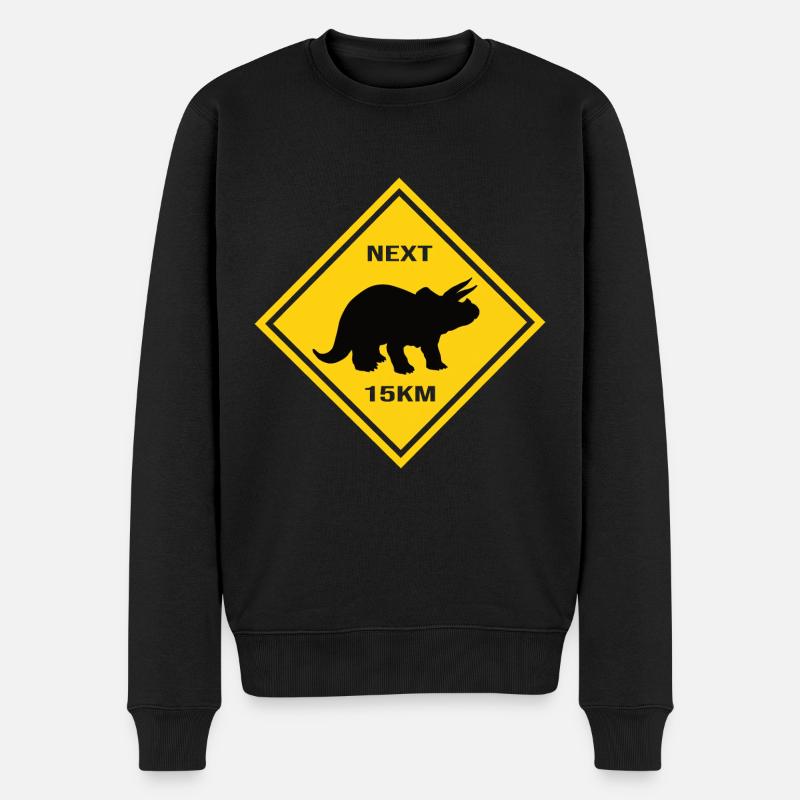 À l’attention des tricératops - Pull Premium bio Homme - noir