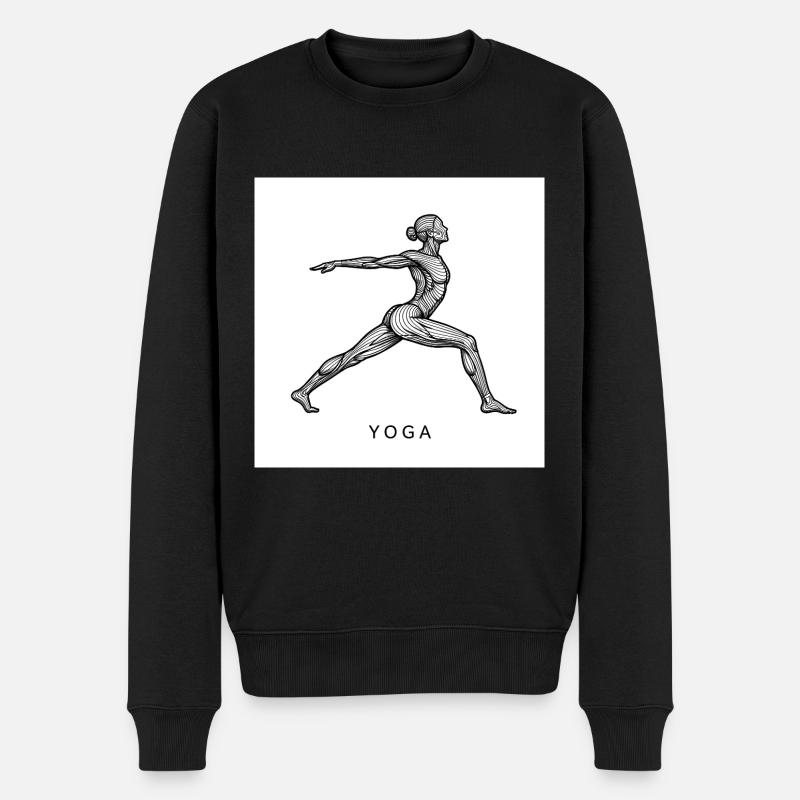 Yoga - Pull Premium bio Homme - noir