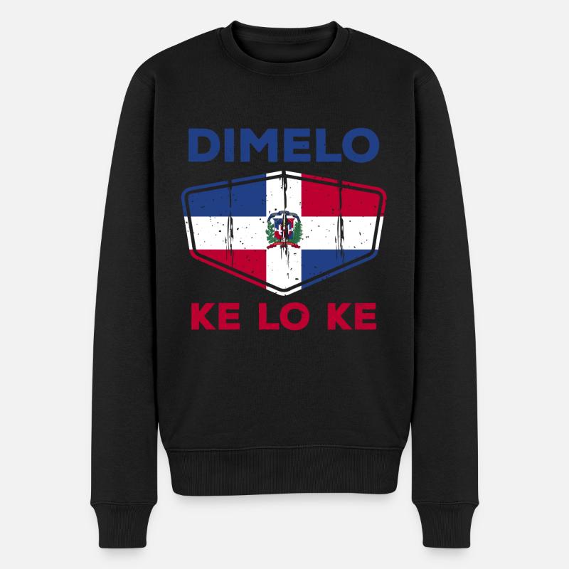Dimelo Ke Lo Ke - Pull Premium bio Homme - noir