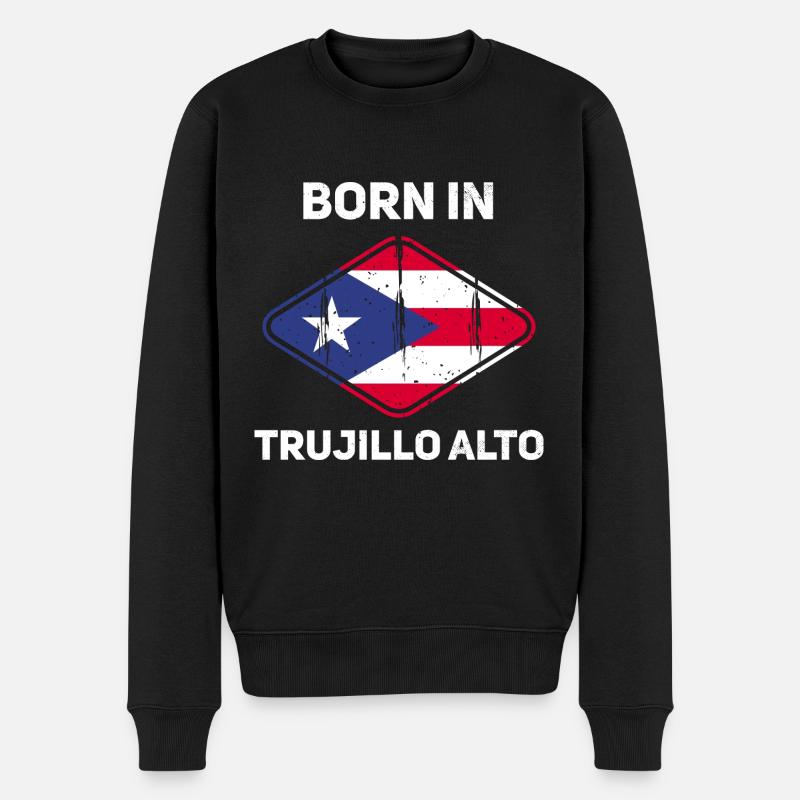 Porto Rico - Pull Premium bio Homme - noir