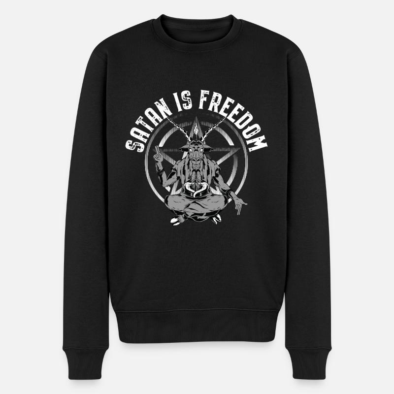 Satanisme - Pull Premium bio Homme - noir