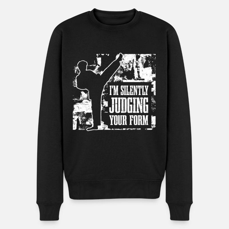 Tang Soo Do - Männer Premium Bio Pullover - Schwarz