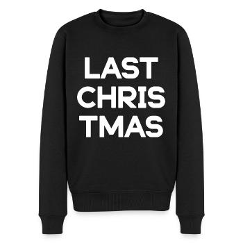 Last Christmas Heart Michael George wham - Männer Premium Bio Pullover - Schwarz - Vorne - Nico (187cm)