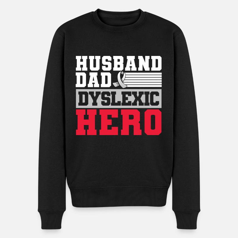 Dyslexique - Pull Premium bio Homme - noir