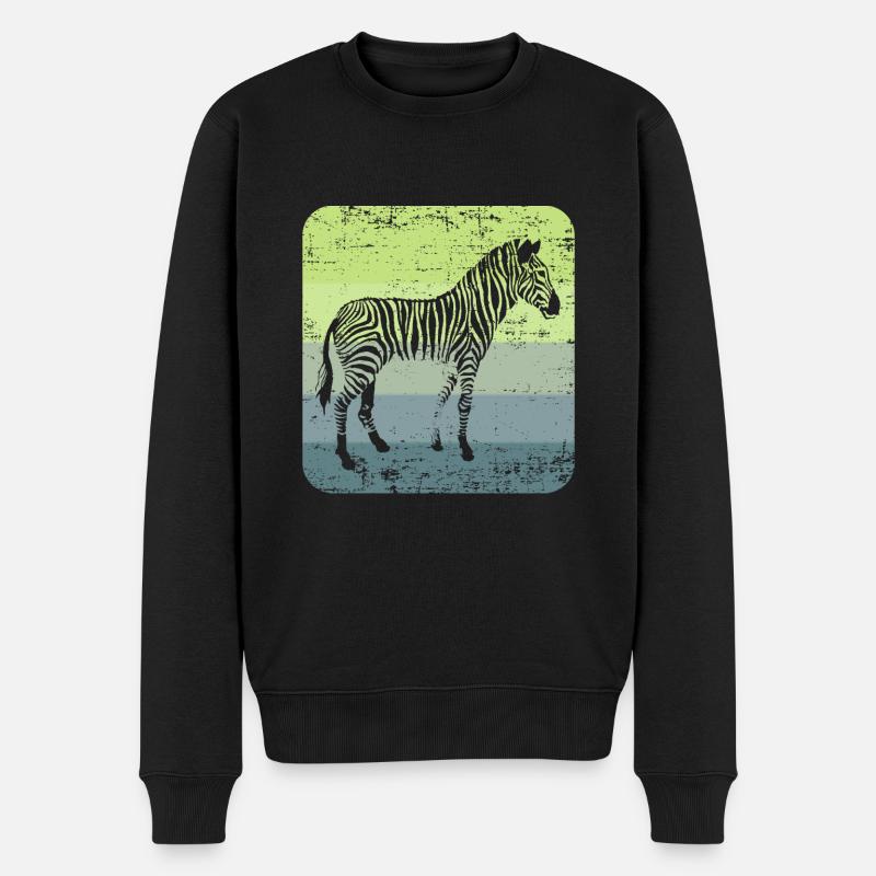 zèbre - Pull Premium bio Homme - noir
