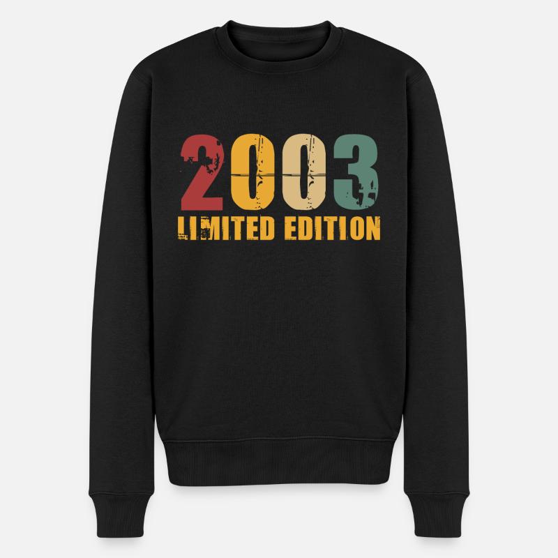 Né en 2003 Edition limitée - Pull Premium bio Homme - noir