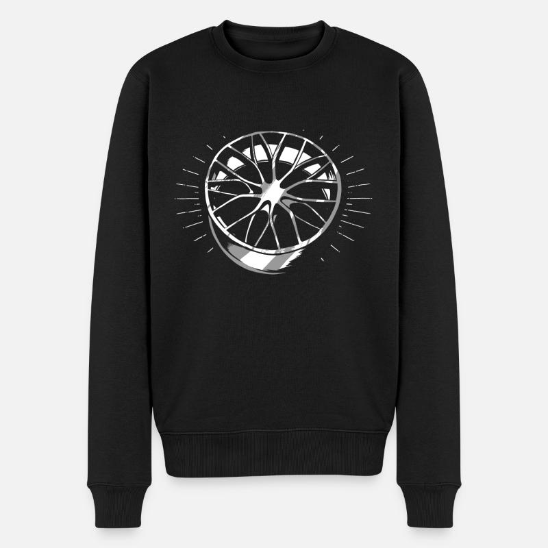 Tuning - Männer Premium Bio Pullover - Schwarz