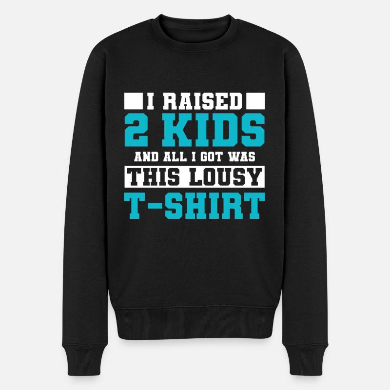 Mutter - Männer Premium Bio Pullover - Schwarz