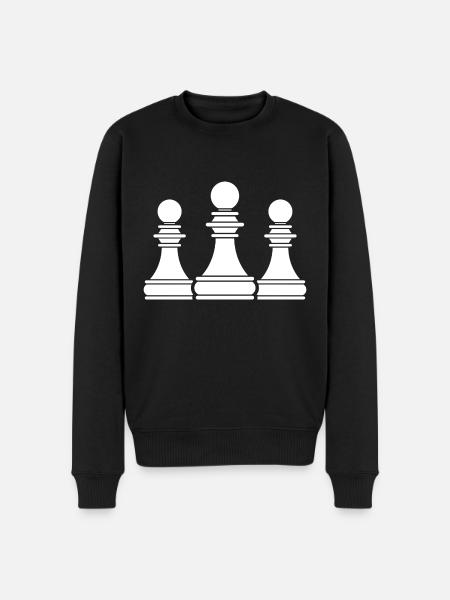 Échecs - Pull Premium bio Homme - noir