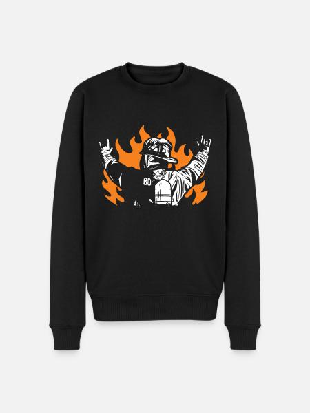 fire brigade - Men's Premium Organic Jumper - black