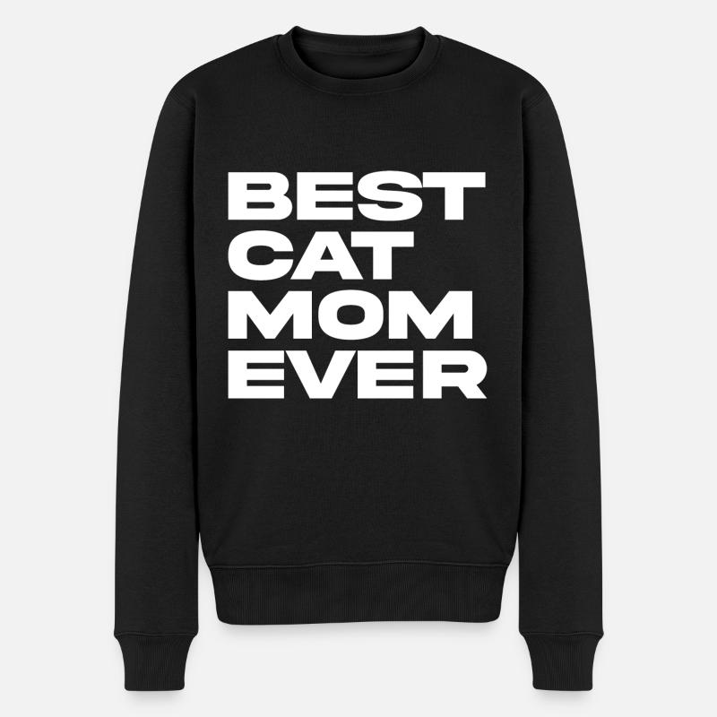 Best Cat Mom Ever - Pull Premium bio Homme - noir