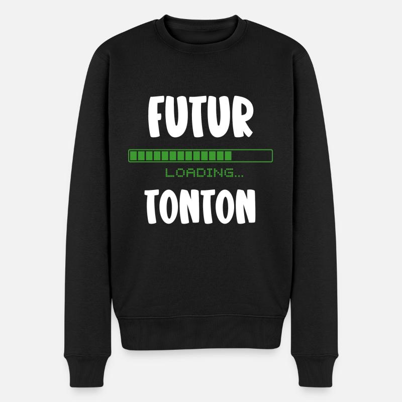 futur tonton - Pull Premium bio Homme - noir