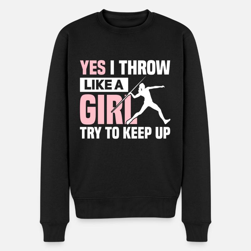 Lanceur de javelot - Pull Premium bio Homme - noir