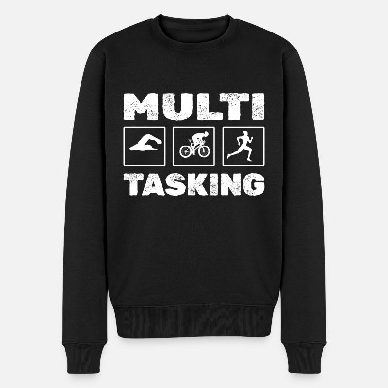 Athlètes multitâches - Pull Premium bio Homme - noir