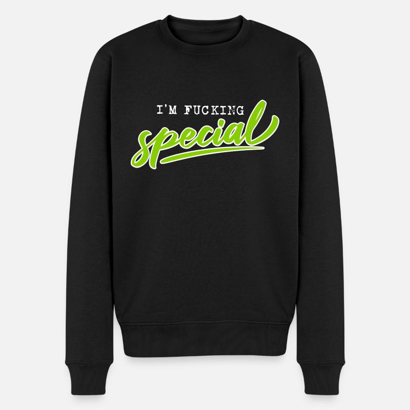 Je suis de spécial - Pull Premium bio Homme - noir