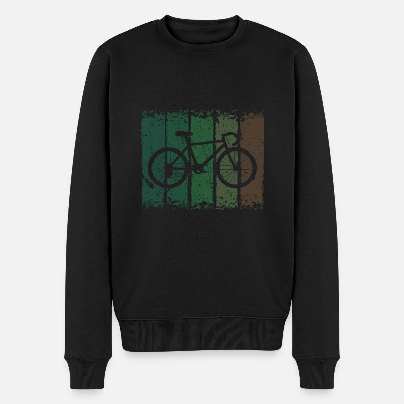 Fahrrad - Männer Premium Bio Pullover - Schwarz
