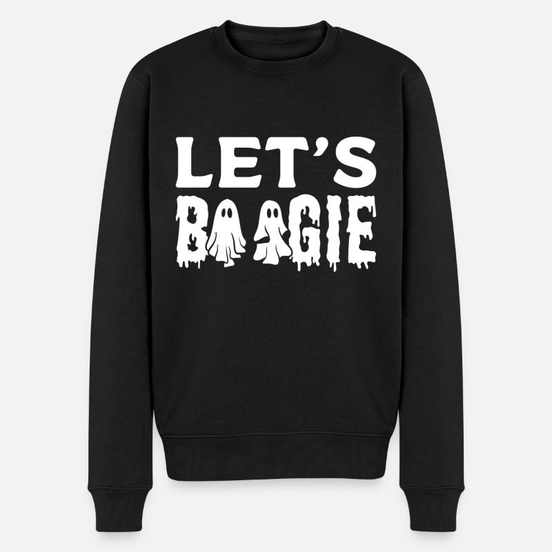 Let's Boogie Ballsaaltänzerin - Männer Premium Bio Pullover - Schwarz