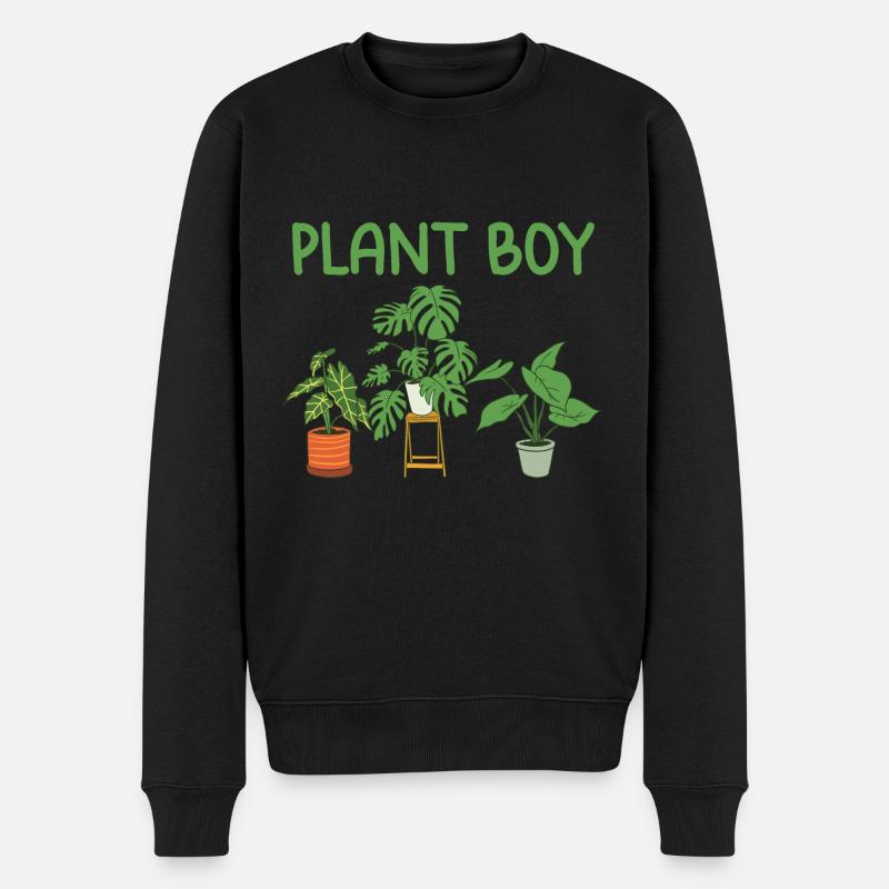 Plantes d’intérieur - Pull Premium bio Homme - noir