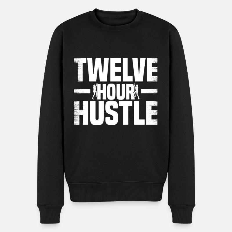 Industriekletterer - Männer Premium Bio Pullover - Schwarz