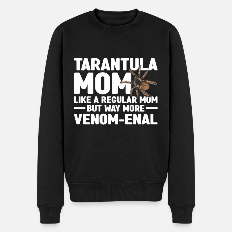 Tarantula - Männer Premium Bio Pullover - Schwarz