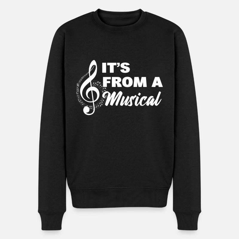 Comédie musicale Divertissement Comédie musicale - Pull Premium bio Homme - noir