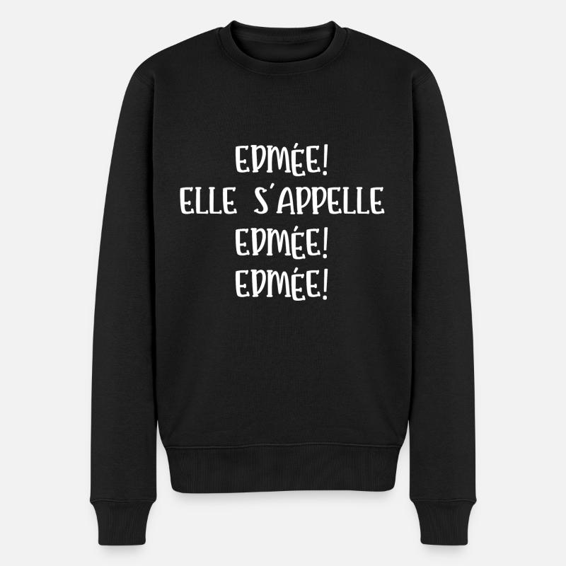 elle s'appelle edmée - Pull Premium bio Homme - noir