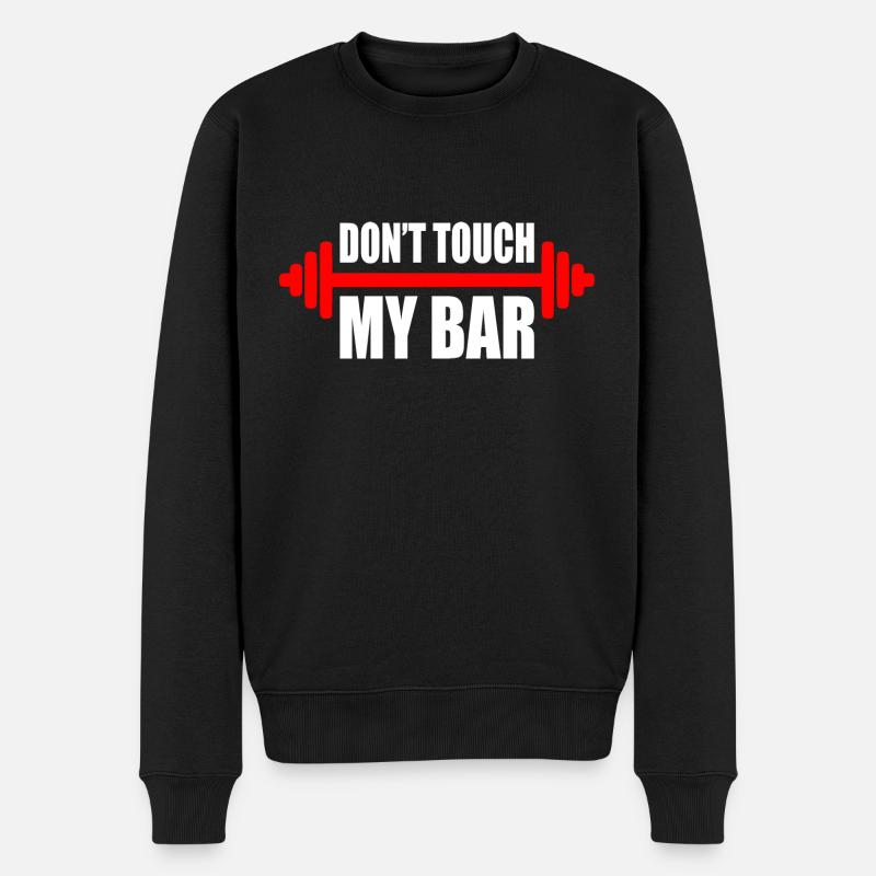 d'ont touch my bar - Pull Premium bio Homme - noir