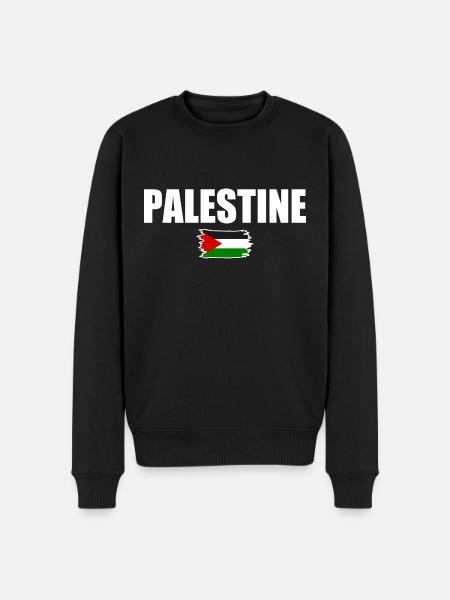 Palestine Palestine - Men's Premium Organic Jumper - black