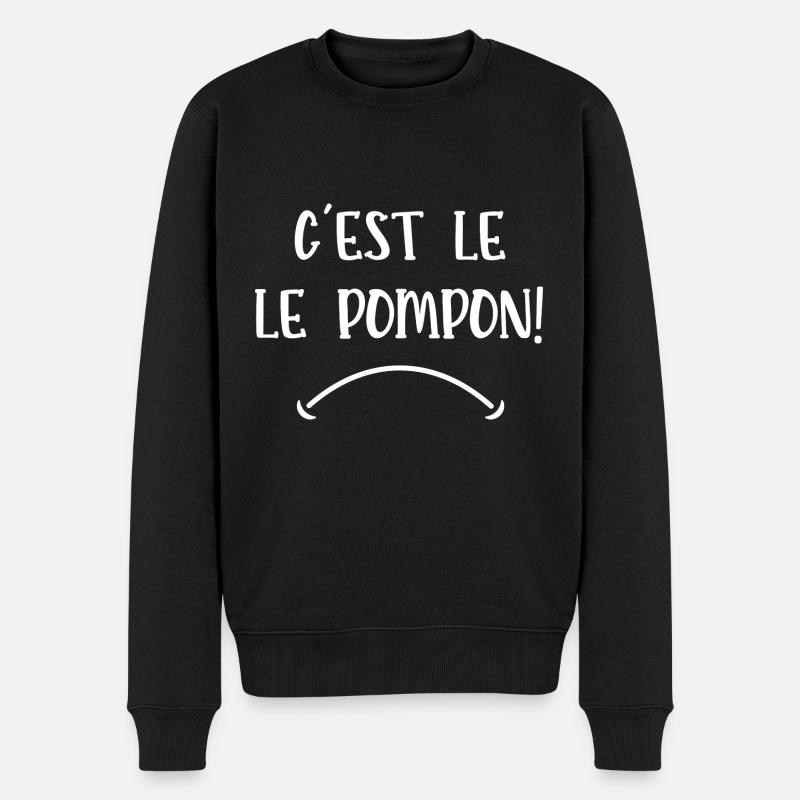 c'est le pompon - Pull Premium bio Homme - noir
