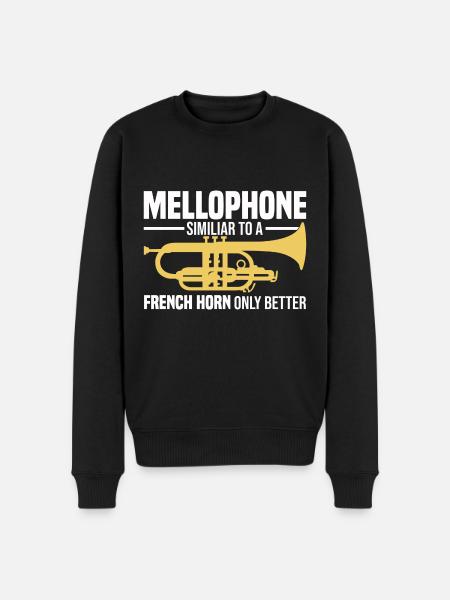 Mellophonist - Männer Premium Bio Pullover - Schwarz