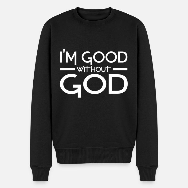 Proverbes de l’athéisme - Pull Premium bio Homme - noir