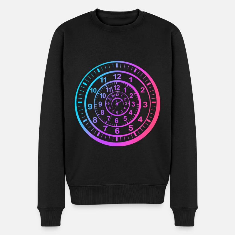 Voyage dans le temps - Pull Premium bio Homme - noir