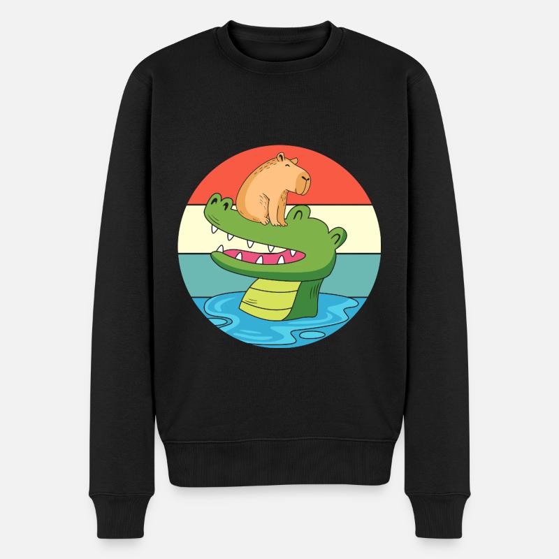 Capybara Capibara - Pull Premium bio Homme - noir