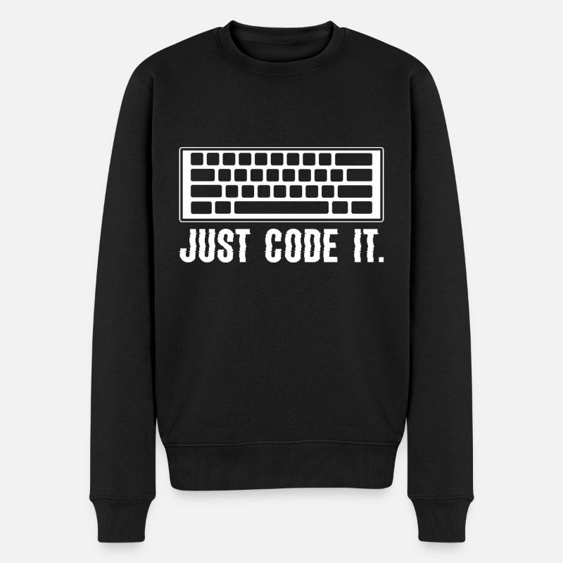 Computerprogrammierung Codierer - Männer Premium Bio Pullover - Schwarz