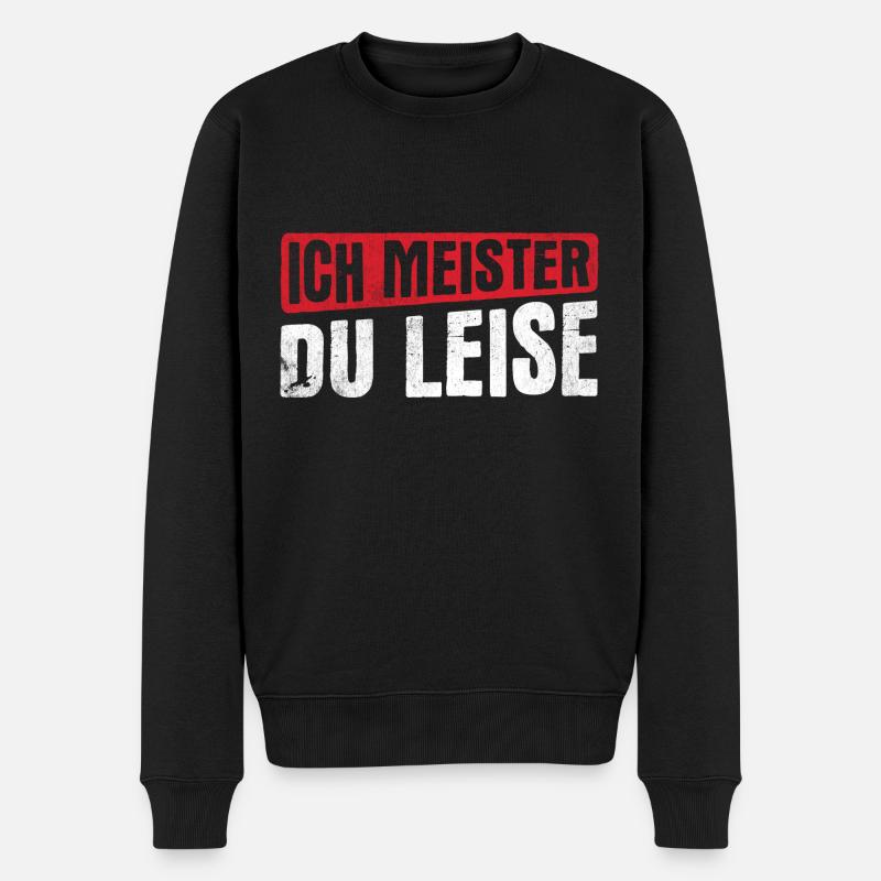 Chef Geschenk Spruch - Männer Premium Bio Pullover - Schwarz