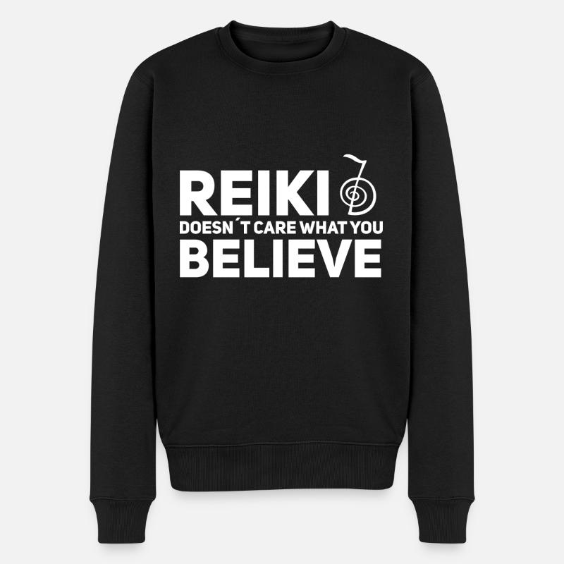 Reiki - Pull Premium bio Homme - noir