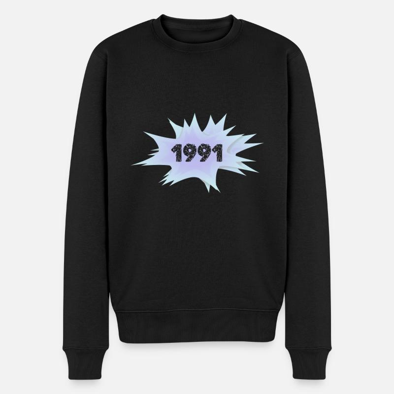 Comic Sprechblase 1991 - Pull Premium bio Homme - noir