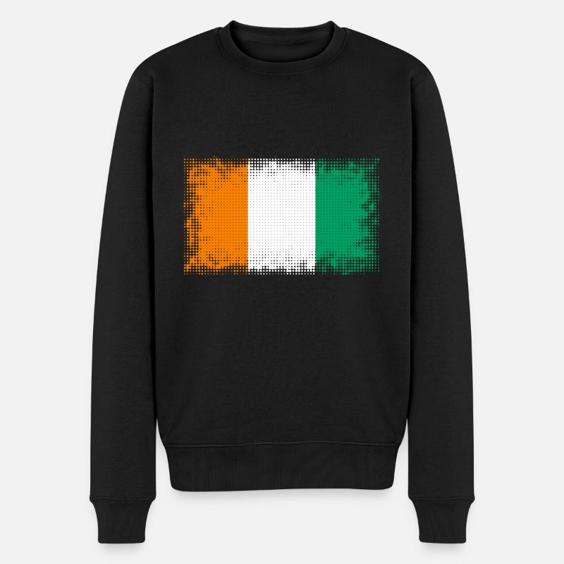 Côte d'Ivoire Côte d Ivoire - Pull Premium bio Homme - noir