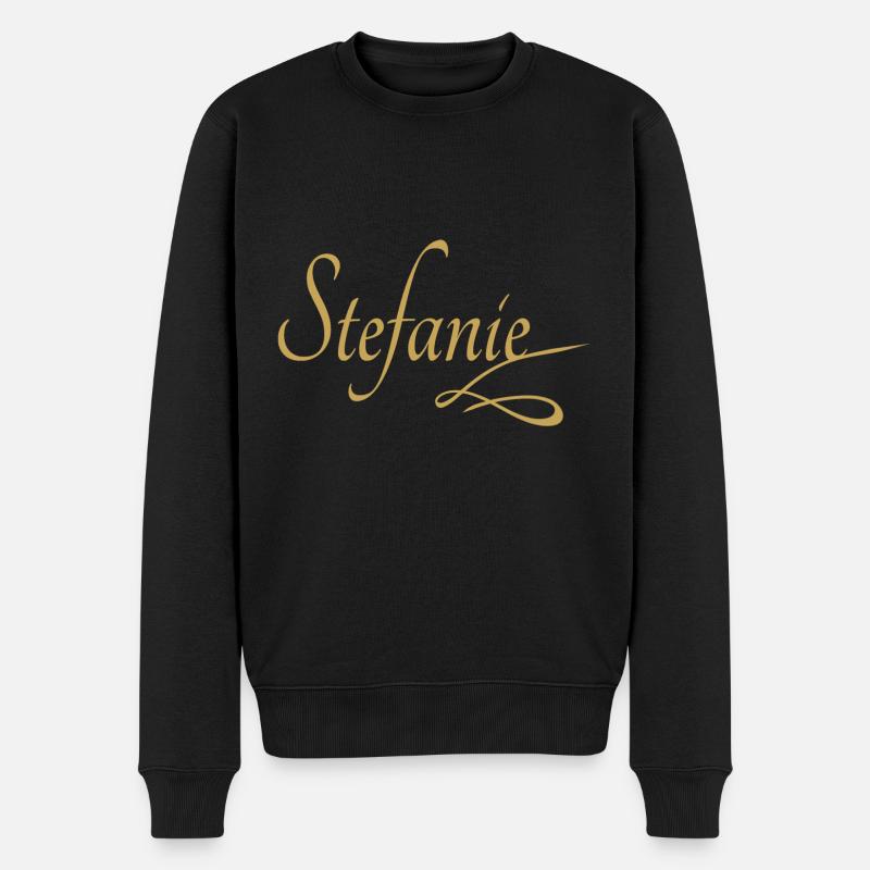 Prénom de Stefanie - Pull Premium bio Homme - noir
