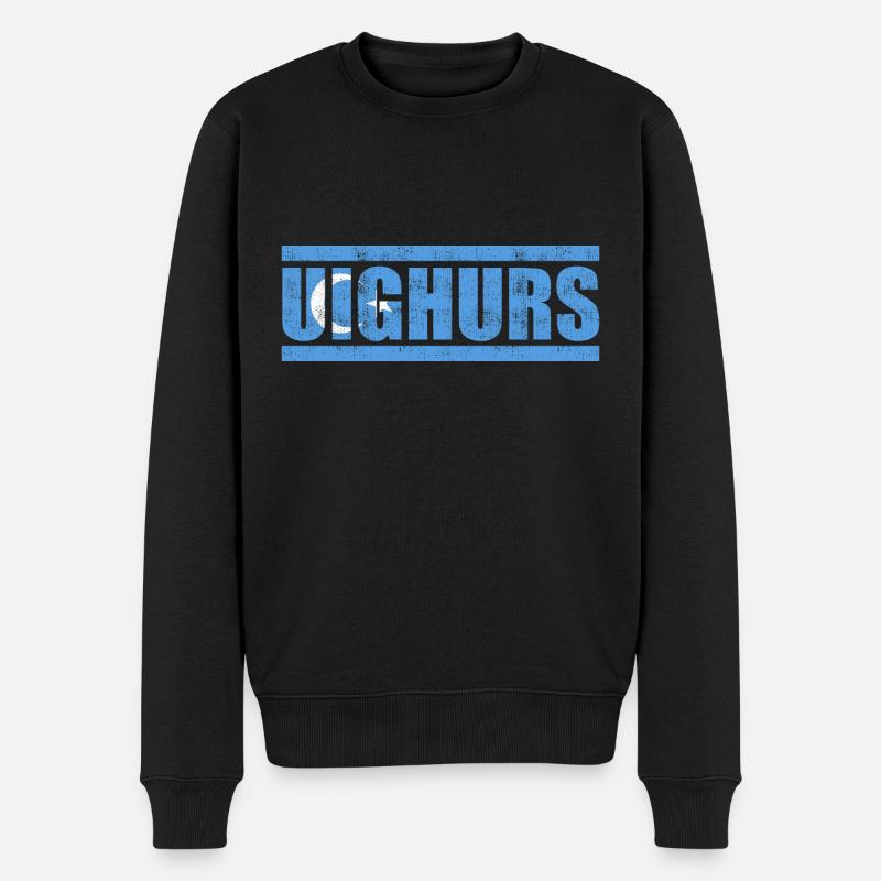 Ouïghours - Pull Premium bio Homme - noir