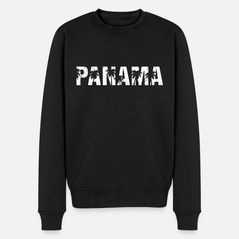 Palmiers du Panama - Pull Premium bio Homme - noir