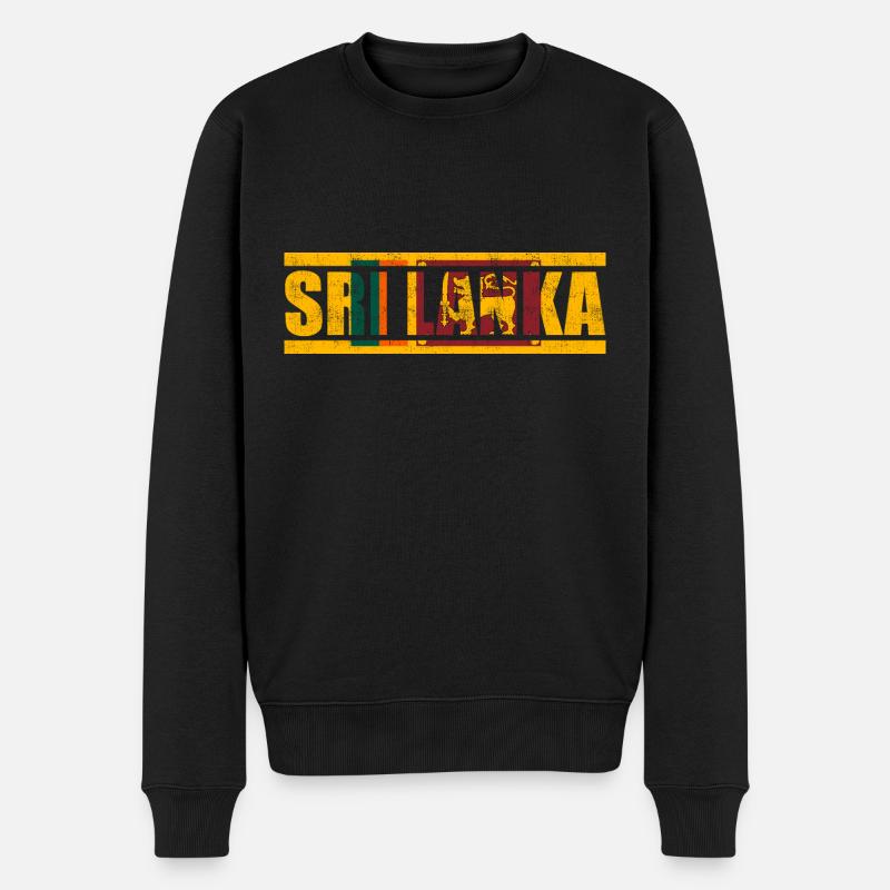 Sri Lanka - Pull Premium bio Homme - noir