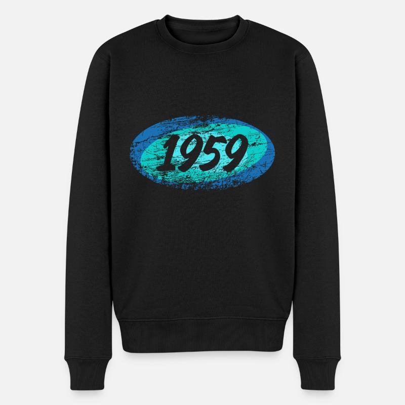 Rétro Elypse 1959 - Pull Premium bio Homme - noir