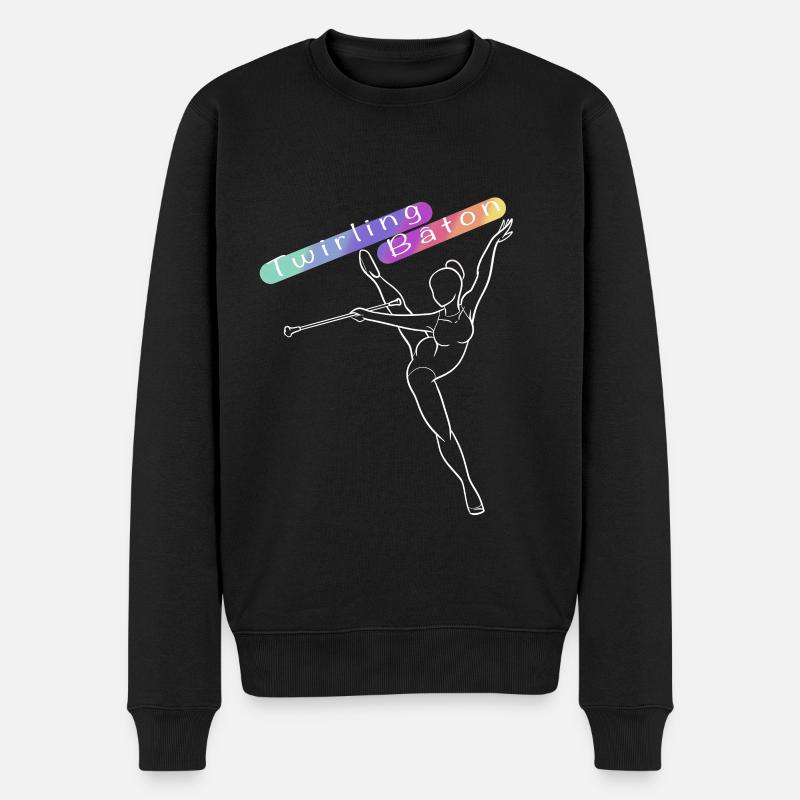 Illustration_sans_titre - Pull Premium bio Homme - noir